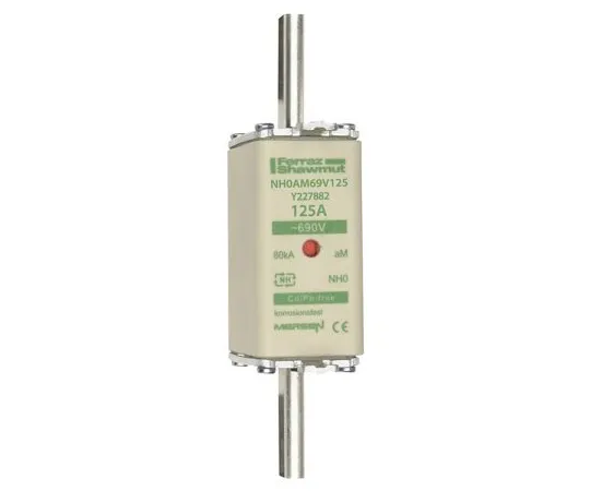 63-9673-15　Mersen 125A 0 NH Centred Tag F***, aM, 690V ac　Y227882C