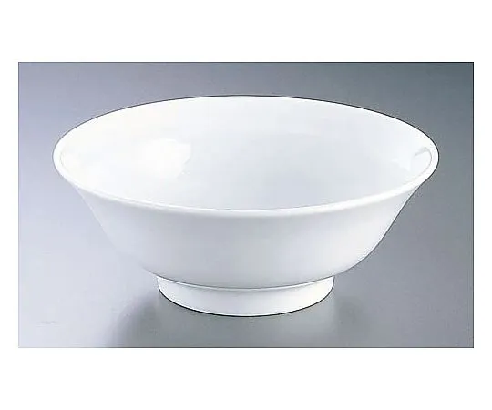 62-6847-96　［Discontinued］CW-18 White 21 cm Chinese Rice Bowl
