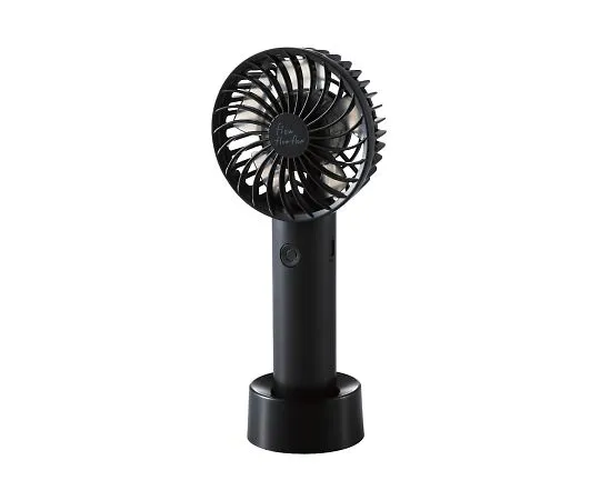 64-2319-94　［Discontinued］USB Fan Rechargeable Small Handy Black 0　FAN-U204BK
