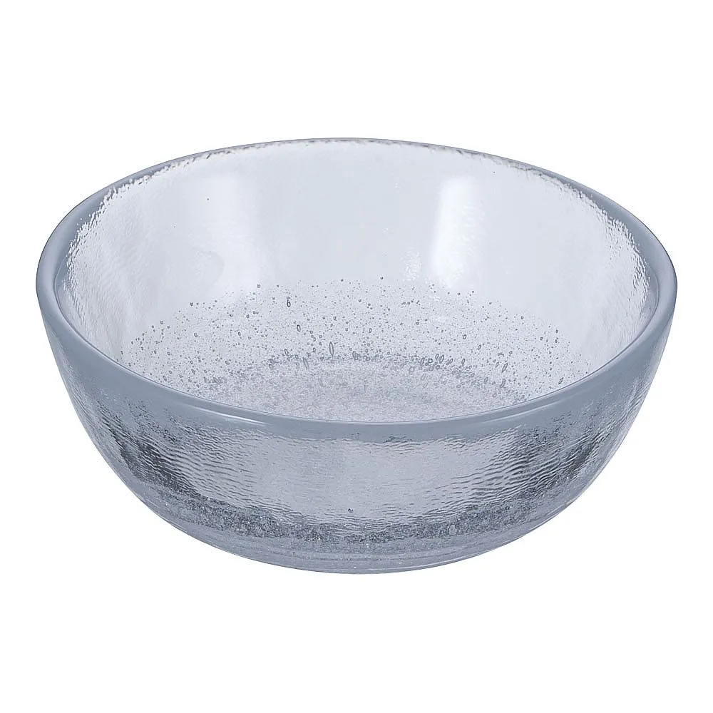 62-6845-59　［Discontinued］Glass Japanese Cuisine Hak***tsu 20 round shallow bowl