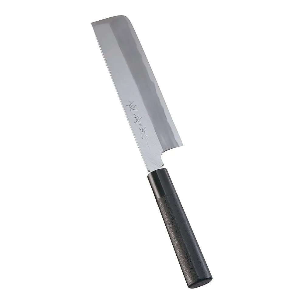 62-6408-15　［Discontinued］Kabuki Harmony Hocho-Chufune Thin Blade 19.5 cm Kuroishi