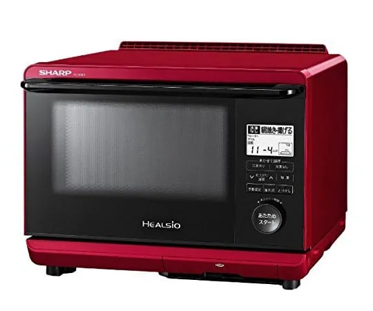 63-3977-17　［Discontinued］Water Oven Healthio 26 L Red　AX-AS500R