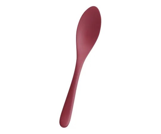 62-6722-22　［Discontinued］PP Gourmet Spoon GM-4028 17 cm Vermilion