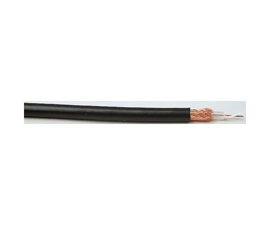 63-8351-67　Alpha Wire Black Unterminated to Unterminated RG62A/U Coaxial Cable, 93 Ω 6.15mm OD 304m, MEC COAXIAL　9062A BK001