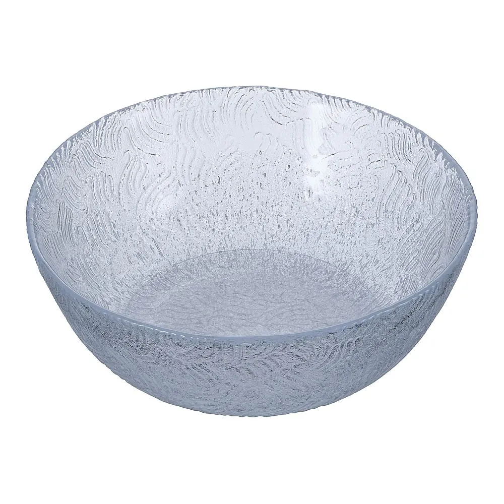 62-6845-72　［Discontinued］Glass Japanese dish "Yukinami" large bowl