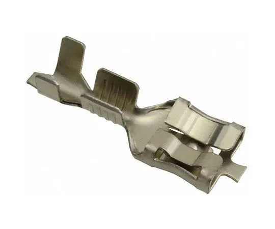 63-8384-21　TE Connectivity FASTON Series Crimp Receptacle, 3.8 (Section E-E) mm, 5.5 (Section B-B) mm, 0.8mm² to 2mm², 18AWG to　2178300-1