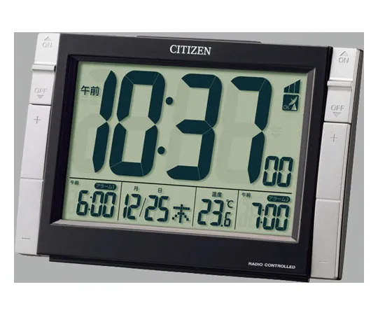 62-9156-22　［Discontinued］[Radio Wave] Table Clock　EA798CG-79