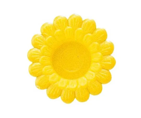 63-7230-41　［Discontinued］Wasabi Dish (500 Pieces) Chrysanthemum Yellow　7870900