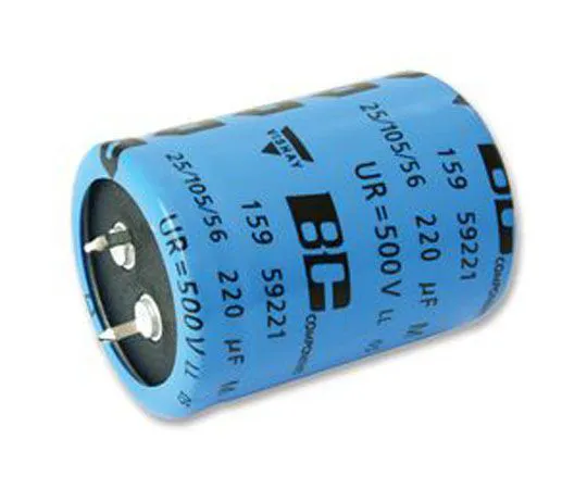 63-9676-41　Vishay 180μF 500V dc Aluminium Capacitor 30 (Dia.) x 40mm +105°C 30mm 10mm 40mm　MAL215919181E3