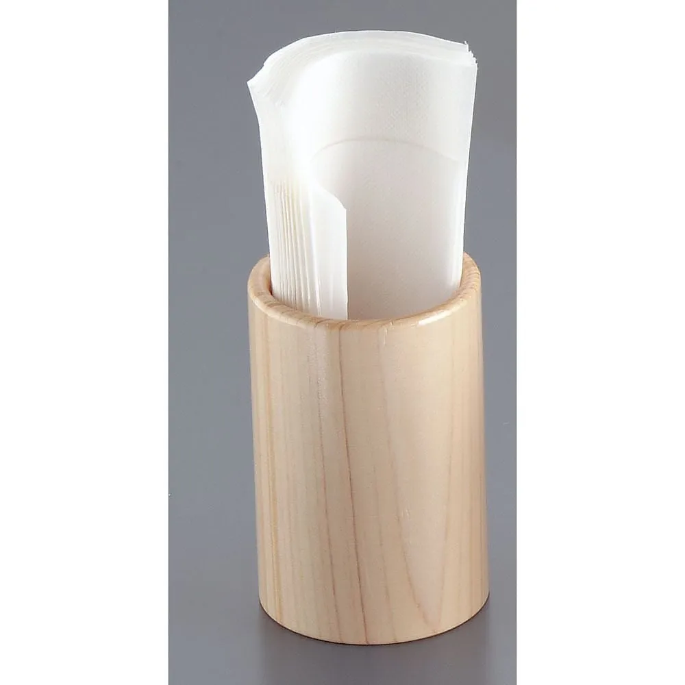 62-6758-71　［Discontinued］Hinoki Round Nafkin Standing　15312