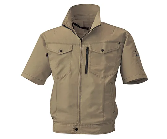63-5378-01　［Discontinued］Half-Sleeve Jacket Khaki S　BK6078-21-S