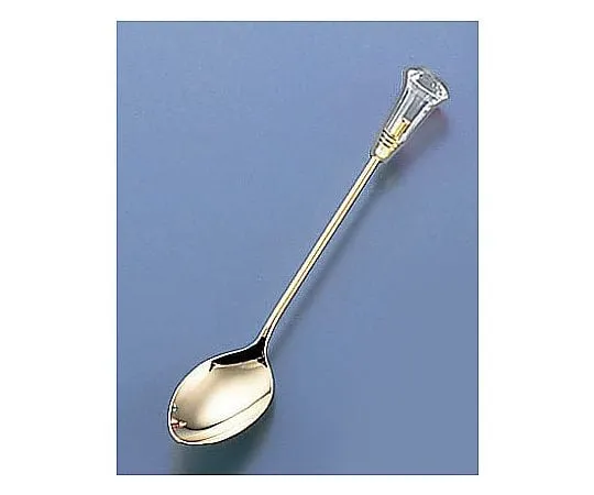 62-6720-97　［Discontinued］Leg*** Gold Coffee Spoon Crystal