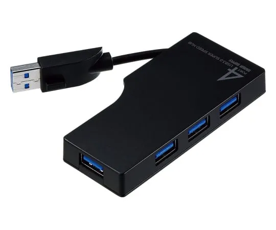 62-6862-19　［Discontinued］Cable housing 4 port USB3.0 hub　USB-HAM405BK