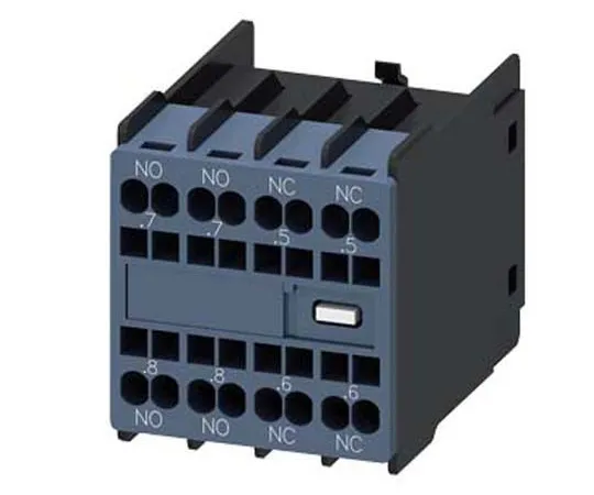 63-9682-21　Siemens Sirius Innovation 3RH29, 2NO/2NC (4), Auxiliary Switch Block, Snap-On, 10 A　3RH2911-2FC22