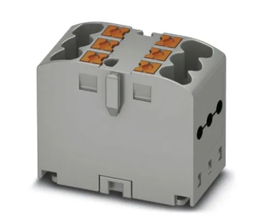 63-9680-46　Phoenix Contact Non-F***d Terminal Block, 6 Way/Pole, Push In Terminals, 26 → 12 AWG, 500 V　3273264