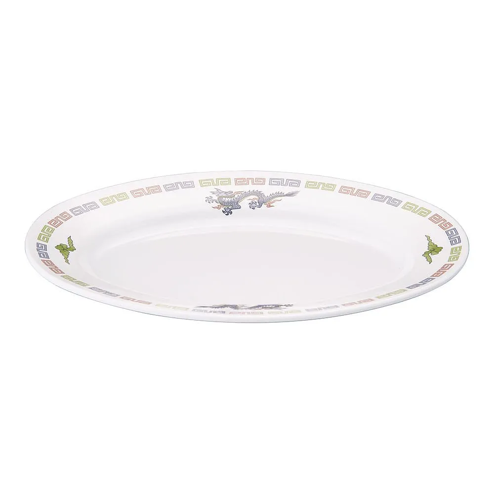 62-6848-39　［Discontinued］Melamine 'Kaminaryu' Koban Dish (Medium)　M-23-R