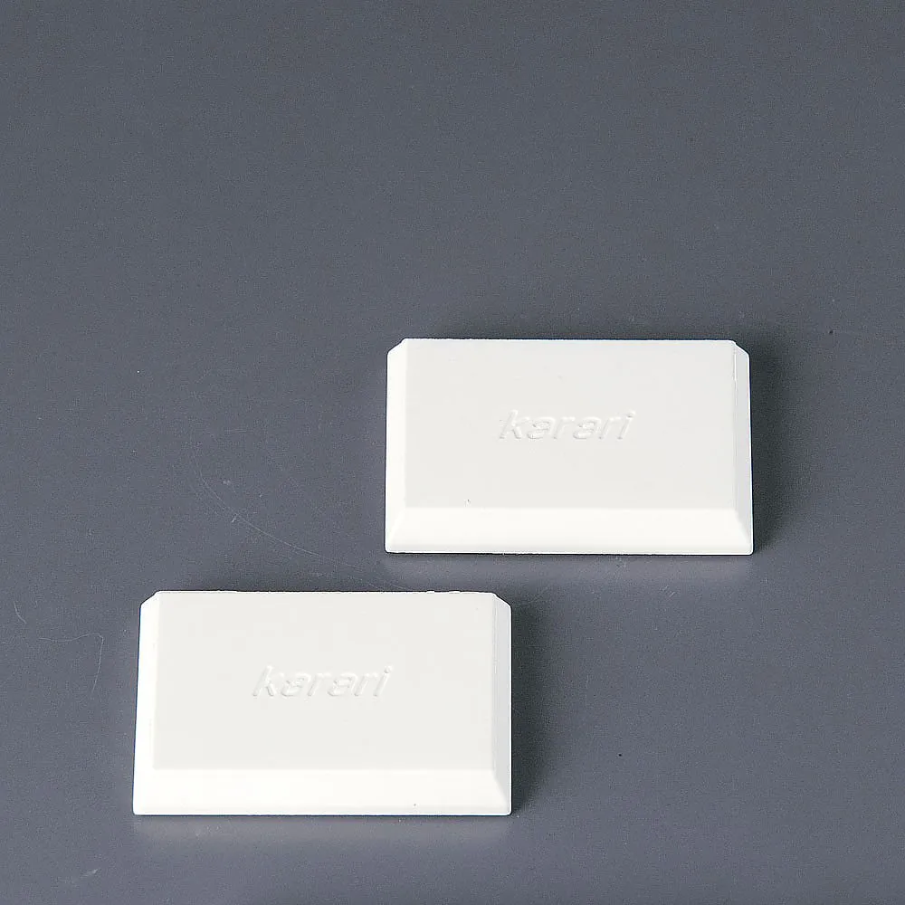 63-5692-48　［Discontinued］Diatomaceous Earth Block Rectangle 2-Pack White　AKI1102