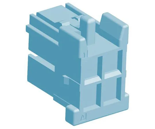 63-8377-62　TE Connectivity Grace Inertia Male Connector Housing, 3.3mm Pitch, 4 Way, 2 Row　2-1971905-2