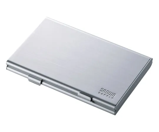 62-6861-49　［Discontinued］Aluminum Memory Card Case for SD Cards, Double-sided Storage Type　FC-MMC5SDN