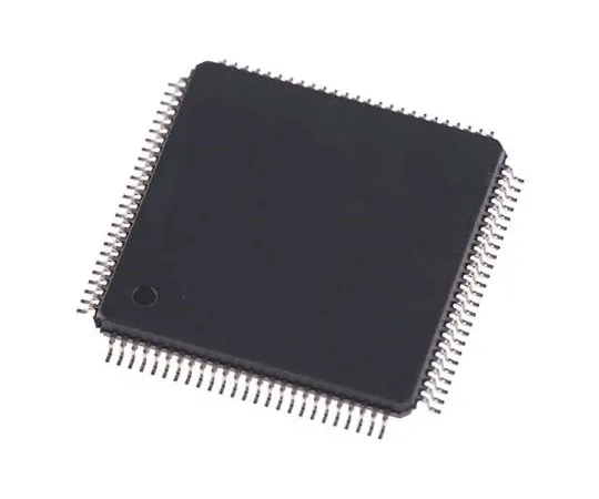 63-8446-27　STMicroelectronics STM32F722VET6, 32bit ARM Cortex M7 Microcontroller, 216MHz, 512 kB Flash, 100-Pin LQFP　STM32F722VET6
