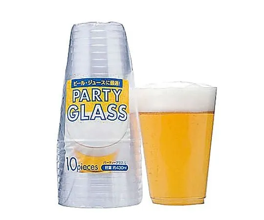 62-6539-16　［Discontinued］PE Party Glass (10 Pieces)