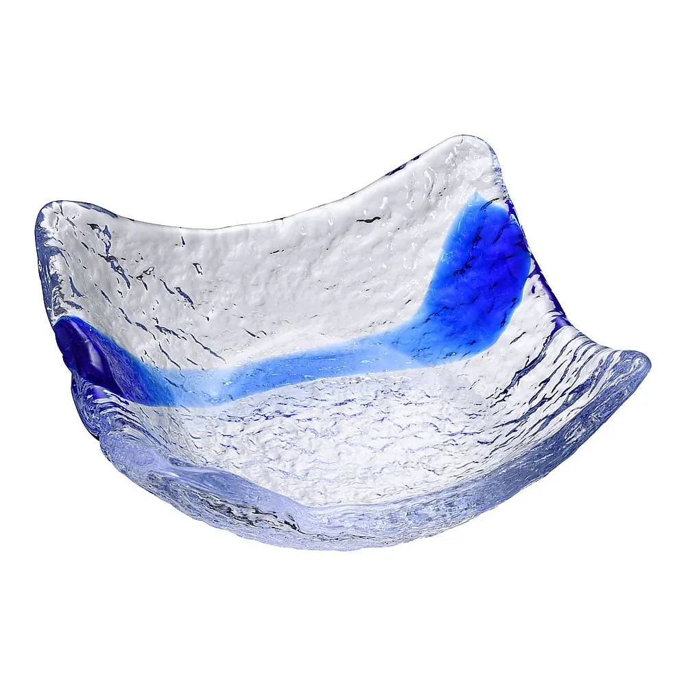 62-6845-17　［Discontinued］Glass Washoku Bottle 11 Square Washing Bowl