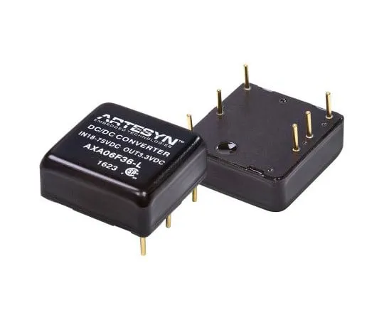 63-8396-86　Artesyn Embedded Technologies AXA 25W Isolated DC-DC Converter Through Hole, Voltage in 18 → 75 V dc, Voltage　AXA02C36-L
