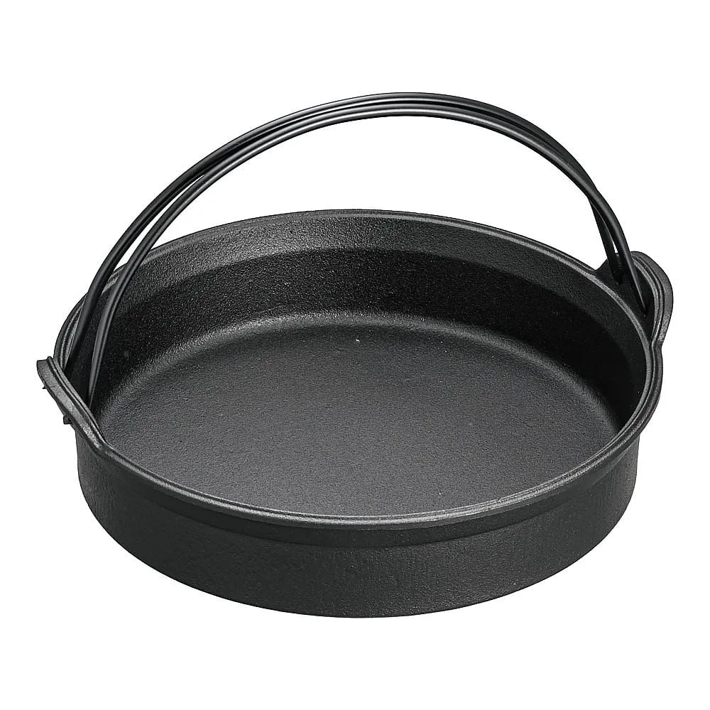 62-6785-87　［Discontinued］Goshin iron sukiyaki pot, stone 25 cm