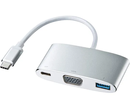 64-0898-43　［Discontinued］USB Type C to VGA Multi Conversion Adapter Plus　AD-ALCMVP01