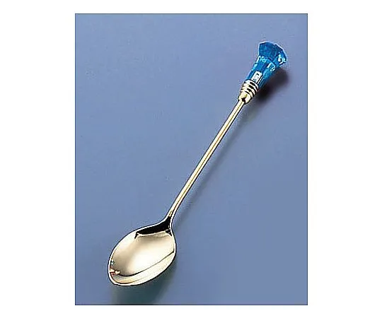 62-6720-96　［Discontinued］Leg*** Gold Coffee Spoon Blue