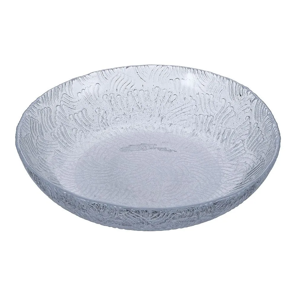 62-6845-75　［Discontinued］Glass Japanese Dish "Yukinami" Chinese Dish