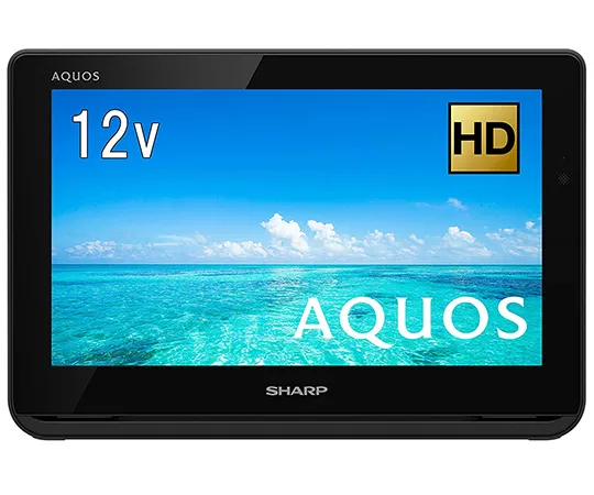 63-3977-23　［Out of stock］AQUOS Portable TV HD 12 V Black　2T-C12AFB