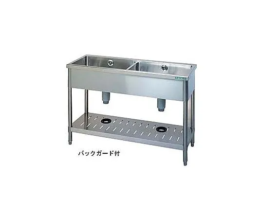 62-6508-43　［Discontinued］18 -2 Tank Sink (With Back Guard)　T-2S-1545