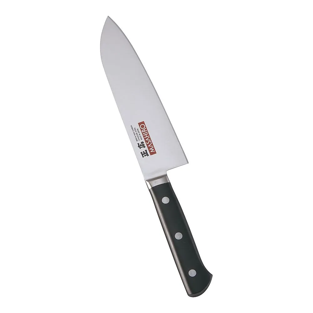 62-6412-87　［Discontinued］Masahiro MV-H Santoku Type 17.5 cm (Plastic Pattern)　14923
