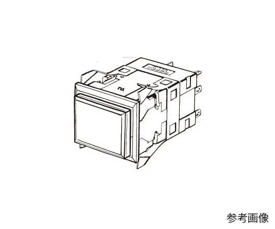 62-4841-89　［Discontinued］Illuminated push-button switch (LED) (square body type) (Rectangle) A3P　A3PJ-90D22-24ERW