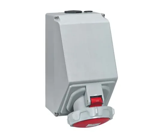 63-9679-49　Legrand IP67 Red Wall Mount 3P+N+E Industrial Power Socket, Rated At 125A, 415 V　5 556 59