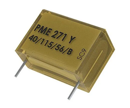 63-8396-93　KEMET Paper Capacitor 10nF 300V ac ±20% Tolerance PME271 Radial +115°C　PME271YB5100MR30