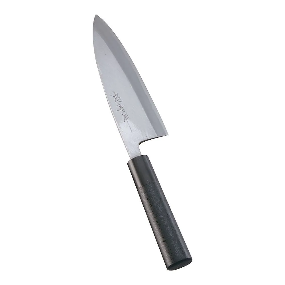 62-6407-96　［Discontinued］Kabuki Harmony, Kitchen Knife, Chushune, blade 16.5 cm, black stone