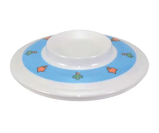 63-7201-76　［Discontinued］Melamine Children's Dinosaur Soup Bowl (Lid) MC-2D　0382390