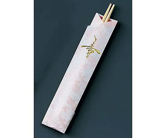 62-6650-78　［Discontinued］Bagged Chopsticks 5 Meals Aspen Chopsticks 24 cm Long Thin (1 Case Contains 300 Packs)