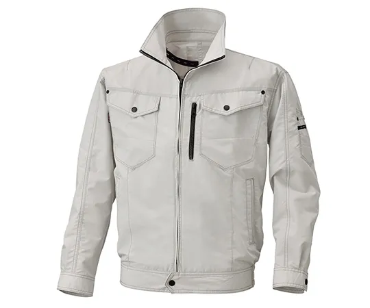 63-5377-86　［Discontinued］Long Sleeve Jacket Silver S　BK6077-6-S