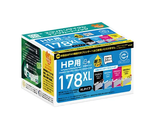 63-1835-73　［Discontinued］Eco Recycling Ink Cartridge　ECI-HP178XLV-4P