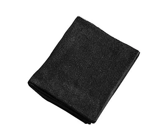 62-6609-65　［Discontinued］Mufan Antibacterial Face Towel (12 Pieces) Black