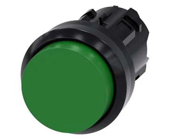 63-8436-58　Siemens SIRIUS ACT Series, Green Push Button, Momentary, 22.3mm Cutout　3SU1000-0BB40-0AA0