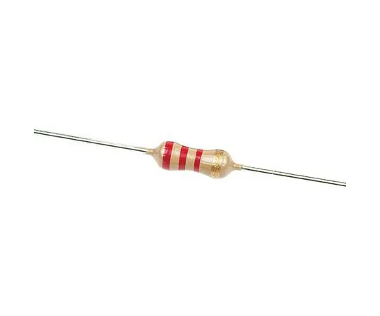 63-8392-62　TE Connectivity 2.2kΩ 0.33W Carbon Film Resistor ±5% -1200 → 0ppm/°C　CFR25J2K2