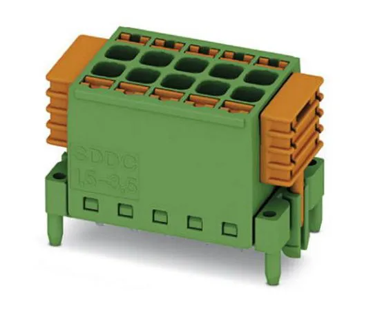 63-8413-64　Phoenix Contact SDDC 1.5/ 5-PV-3.5, 5 Way PCB Terminal Block　1848671