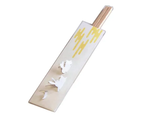 62-6650-98　［Discontinued］Sandori Chopsticks Bag Yuyaniwa (100 Pieces): Rabbit