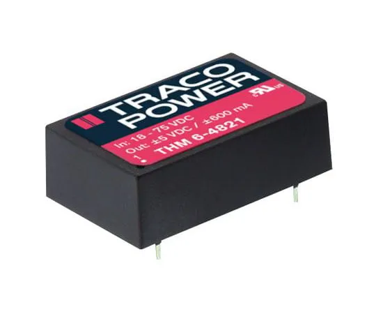 63-8419-04　TRACOPOWER THM 6 6W Isolated DC-DC Converter PCB Mount, Voltage in 9 → 18 V dc, Voltage out 5V dc　THM 6-1211