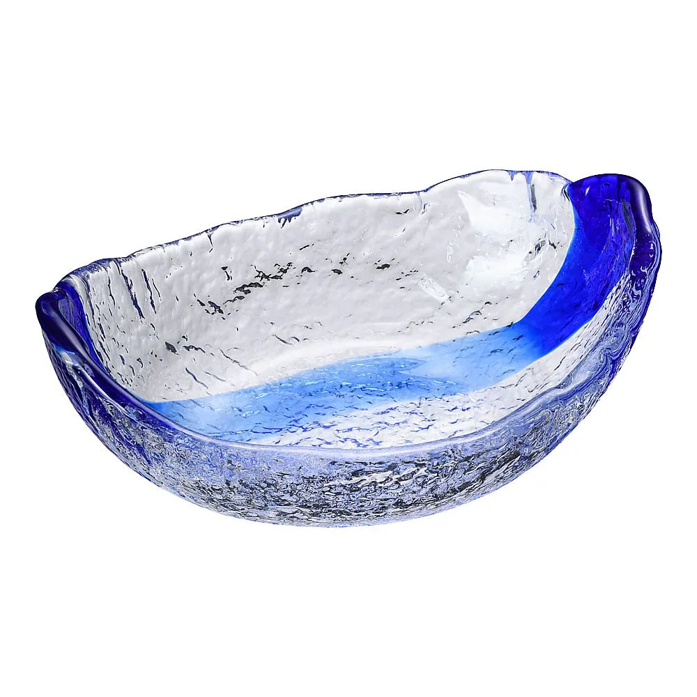 62-6845-20　［Discontinued］Glass Japanese Cuisine Ippitsu 17 Koban Bachi (Medium)