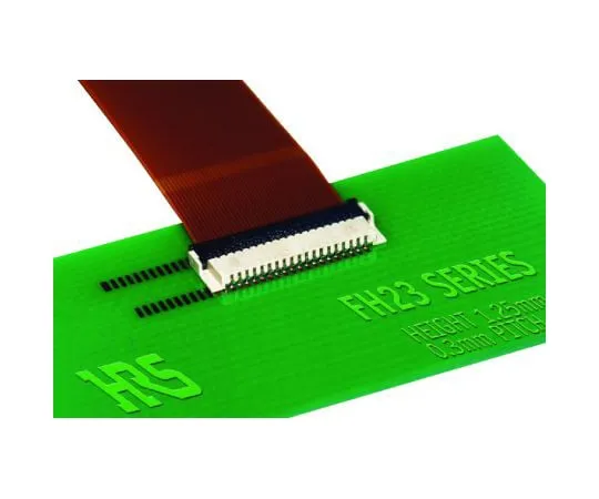 63-9673-87　Hirose FH23 0.3mm Pitch 23 Way Straight SMT Female FPC Connector, LIF Bottom Contact　FH23-23S-0.3SHAW(05)